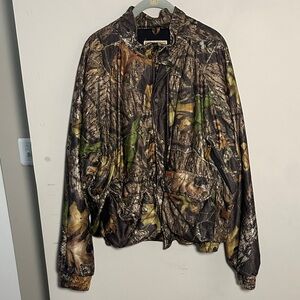 Woolrich mossy oak break up Camouflage Jacket with Earthy Tones
